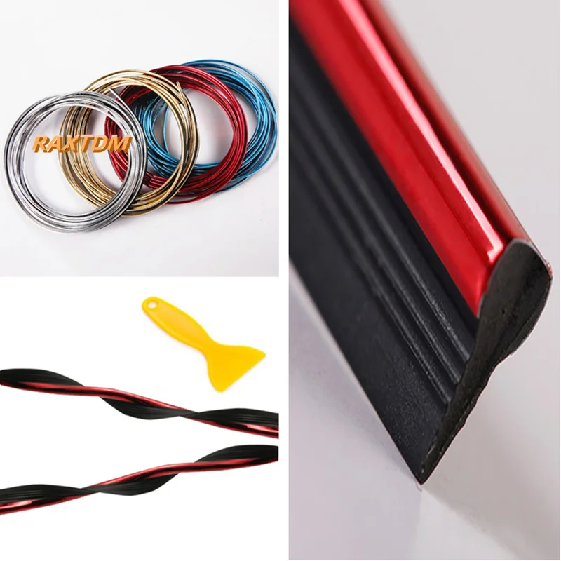 

5m Car Interior Exterior Mouldings Trim Decorative Strip Line For Renault Clio Scenic Megane Duster Sandero Captur Twingo koleos