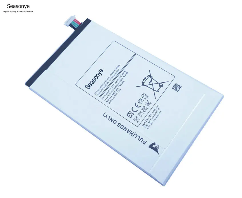 Сменный аккумулятор Seasonye 1x EB BT705FBC/EB BT705FBE 4900 мАч + инструменты для планшет Samsung Galaxy S