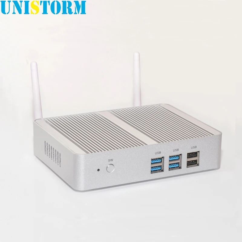 Двухъядерный мини ПК Intel Broadwell Core I3 4005U 5005U с Windows 10 Graphics 4K HDMI VGA безвентиляторный