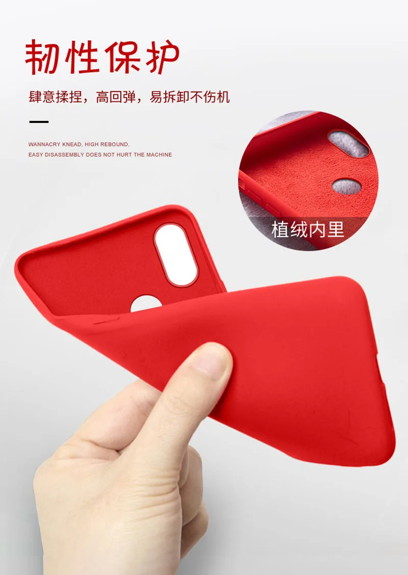 Жидкий силиконовый чехол для Xiaomi mi A3 9 SE A2 8 Lite 9T mi x 2 2S mi 8 cc9 cc9e k20 с кольцом-подставкой для Red mi note 8 7 pro