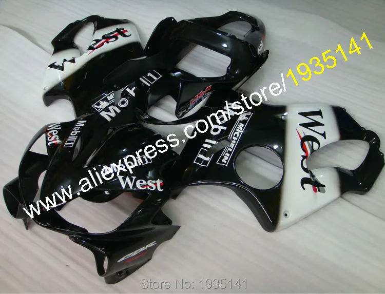 Черная обтекатель для мотоцикла Honda CBR600F4i 01 02 03 CBR600 F4i 2001 2002 2003 CBR 600 (литьё под