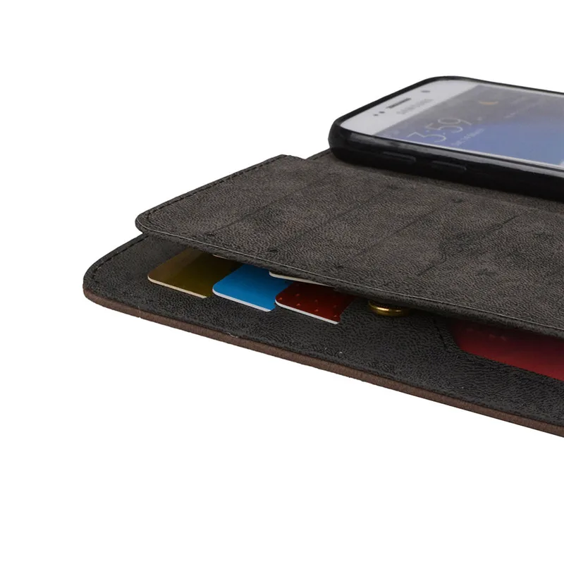 For Apple iPhone 6 Case Luxury leather Flip cover sFor iPhone 6S Multifunction Nine cards Wallet Protective phone bag for iphone6 case cover26