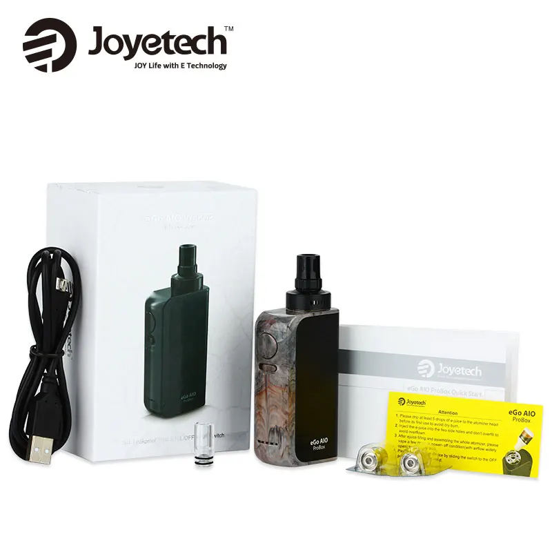 Новый оригинальный набор для вейпинга Joyetech eGo AIO ProBox 2100 мАч 2 мл aio pro Box все в одном