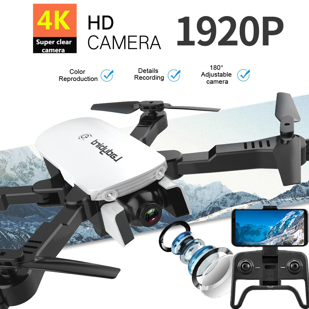 

RC Drone 4K Drones with Camera HD Quadcopter with Optical Flow Dual camera Remote Control helicopter with Camera VS E58 M69