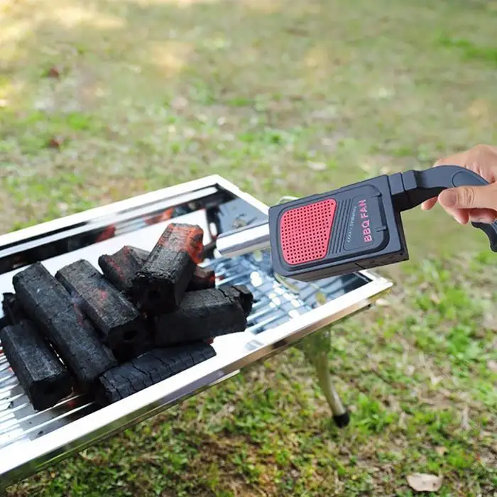 

BBQ Fan Barbecue Grilling Handheld Air Blower 4 x AA Batteries ( Not included) Outdoor Cooking Utensil