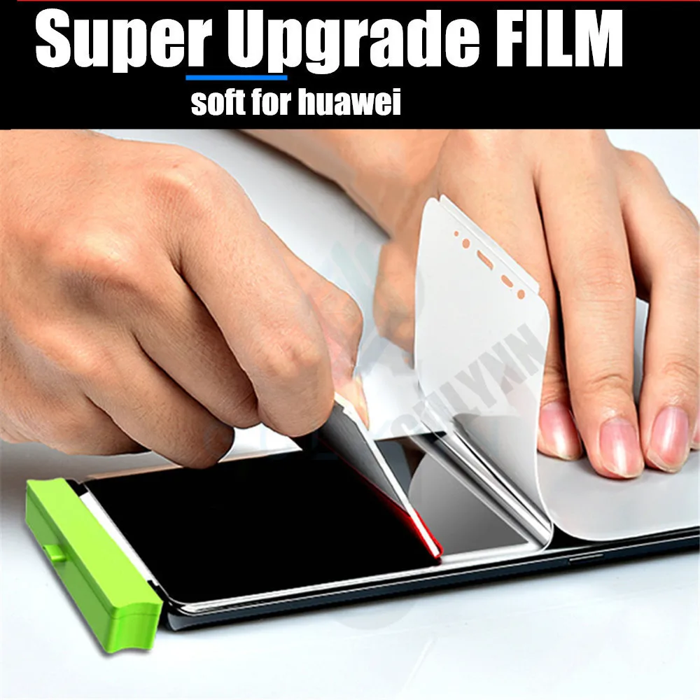 

Soft Hydrogel Protective Film For Huawei Mate 10 P10 P20 Pro lite Screen Protector For Huawei Honor 7X 8 9 9i 10 LITE Not Glass