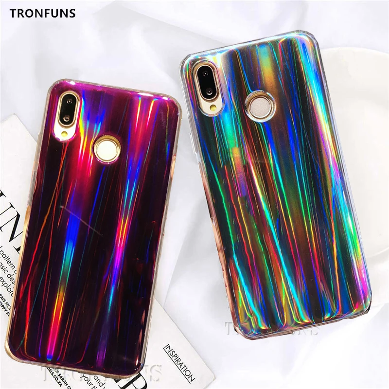 Glitter Laser Mirror Case for Xiaomi Mi 9 8 SE A1 A2 Lite Glossy For Redmi Note 7 5 Pro S2 Plus 6 6A Soft Cover |