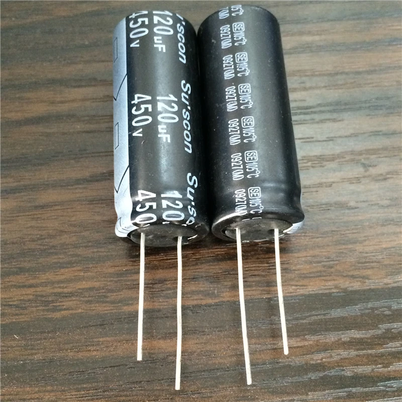 2шт 120 мкФ 450 V Su'scon SE/Серия SK 18x46 мм Высокая надежность длительный срок службы