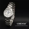 Marca CHENXI de cuarzo clásico para mujer, reloj de pulsera de acero inoxidable, plateado ► Foto 2/6