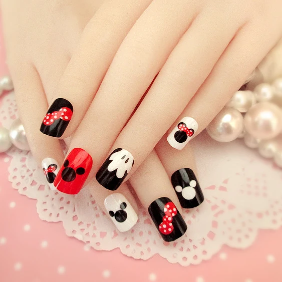 u as postizas cortas aliexpress comprar nueva llegada 24 unids mickey u as postizas cortas aliexpress comprar nueva llegada 24 unids mickey