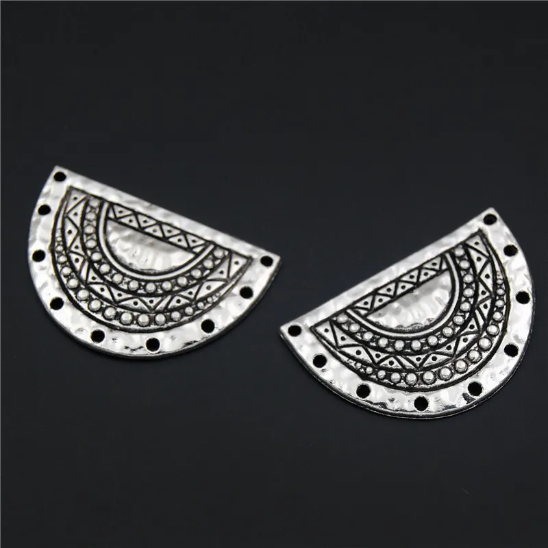 5 шт. подвеска для браслетов и ожерелий серебристого цвета|round silver pendant|pendants jewelry