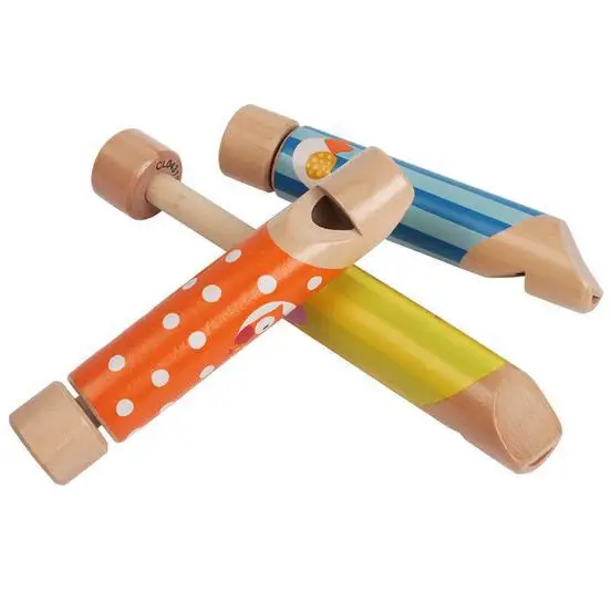 BOHS Wooden Push and Pull Fipple , Toy Musical Instruments, Kids