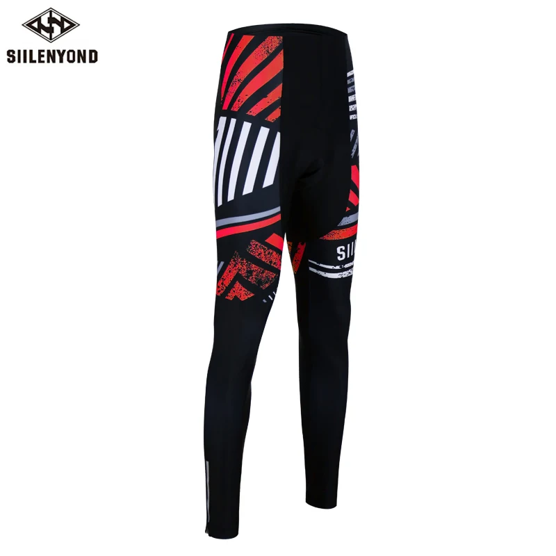 Cycling Pant Siilenyond противоударный Pro 3D гель с подкладкой из ткани coolmax Велоспорт Колготки лайкра для велоспорта брюки Велоспорт Брюки - Цвет: Cycling Pant