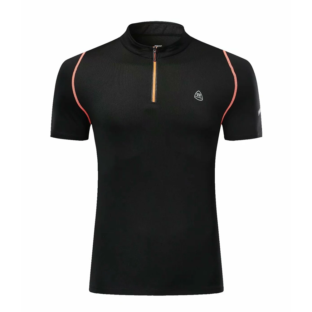 

Outdoor Running T Shirt Men short Sleeve Sportswear Tennis Jogging Fitness Tops Tee Slim Fit Quick Dry Exercise Gym Sportswear