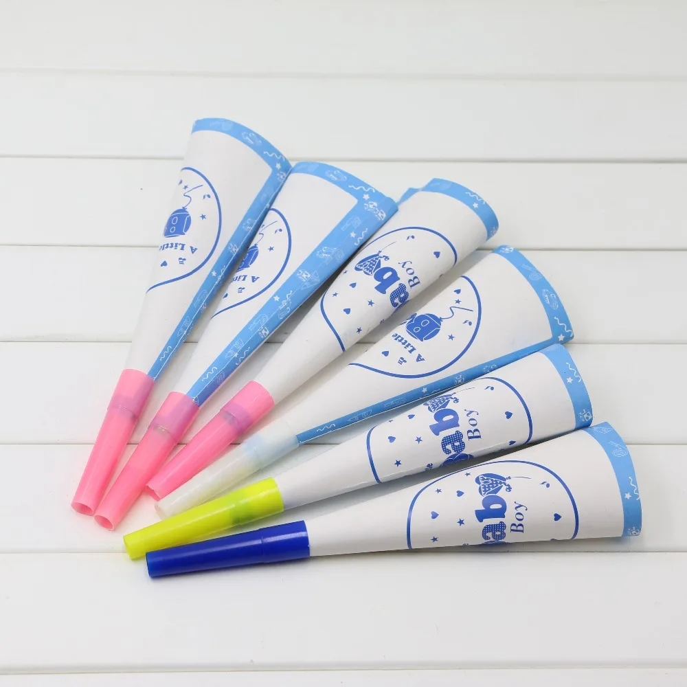 12pcs/lot happy birthday party noise maker baby boy favors trumpet kids