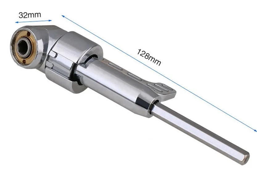 105 градусов правая угловая дрель удлинитель Быстрый сменный драйвер дрель-шуруповерт Магнитный 1/" шестигранный разъем торцевой Угловой Инструмент