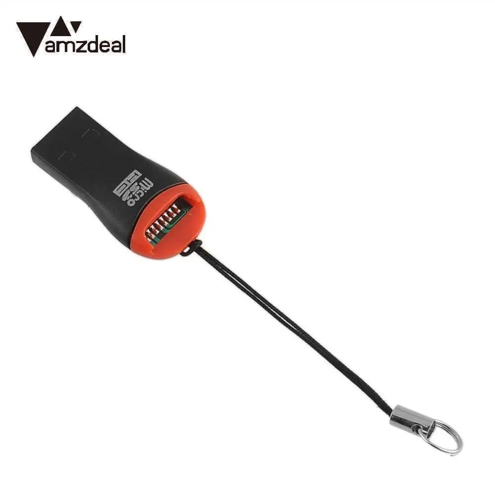 AMZDEAL 10 шт./л портативный мини высокотехнологичный USB Micro SD SDHC TF считыватель карт памяти высокая скорость для ноутбуков планшетов