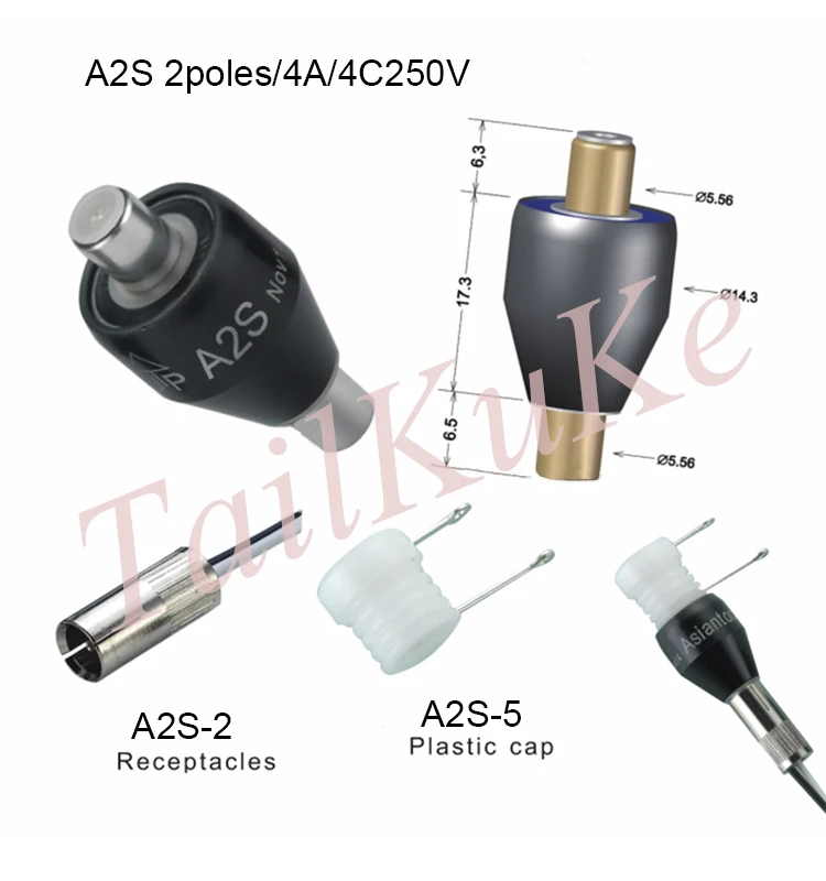 Asiantool A2S ртутное проводящее скользящее кольцо 2-way 4A Поворотный Шарнир MERCOTAC M205