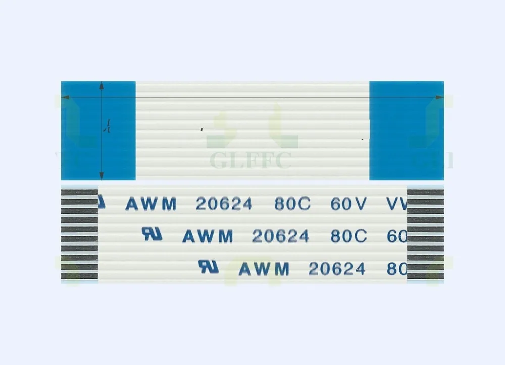 Новый гибкий плоский кабель WZSM для принтера FFC FPC Шаг 1 0 мм 6 8 9 контактов 11 2500 длина