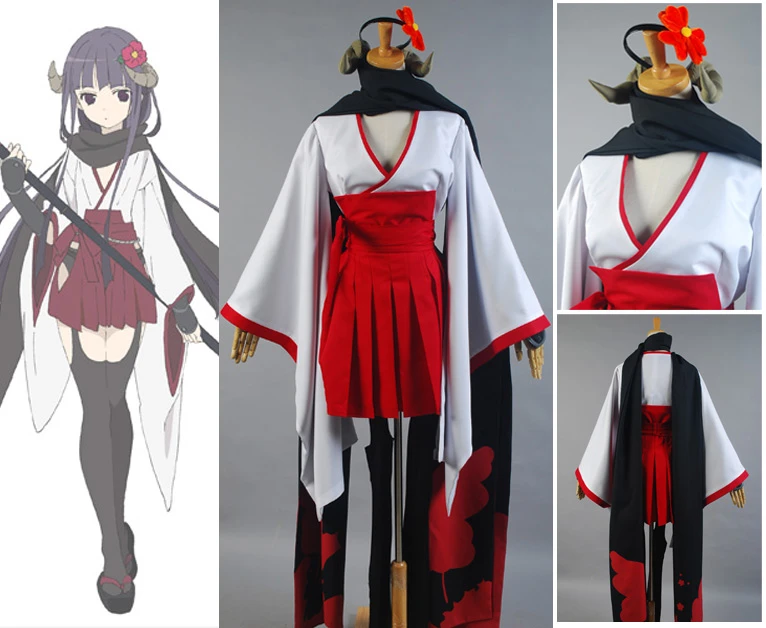 妖狐僕ssコスプレ衣装shirakiin Ririchiyo妖怪コスプレ衣装衣装のスーツドレス Cosplay Costume Inu X Boku Ssinu X Boku Aliexpress
