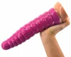 Gros gode en silicone FAAK gros plug anal jouets sexuels couture couleur rose vis gode anal long avec ventouse produits pour adultes ► Photo 3/6