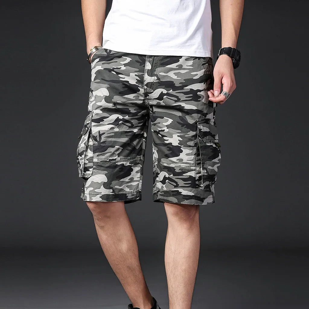 Мужские карго шорты Harajuku мужские шорты кэжуал плюс размер крутая летняя Горячая Досуг мульти-карман весенние Комбинезоны Шорты T620