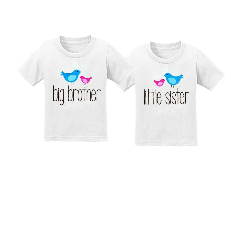 bird big brother little sister tshirt
