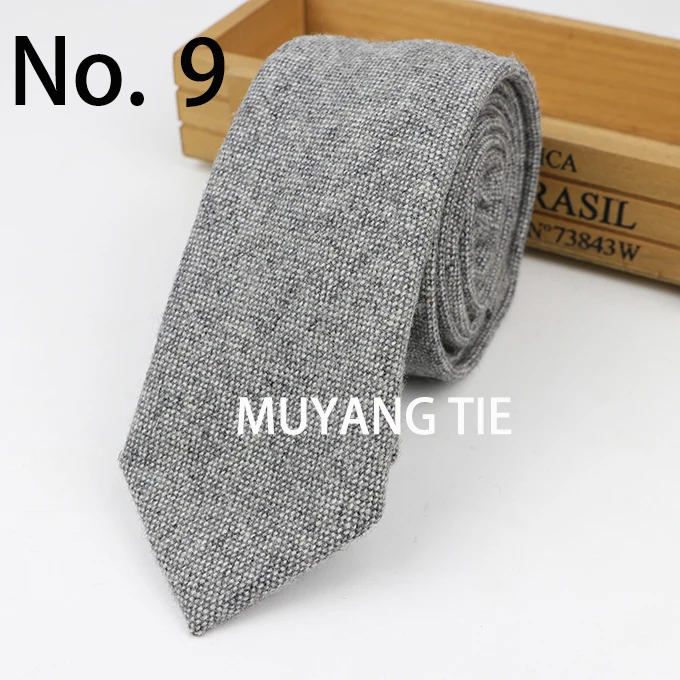 New Style Wool Viscose Tie 7cm Ties Fluffy Solid Color Corbata Slim Striped Necktie Cravat Clothing Accessories Warm Dot Ties