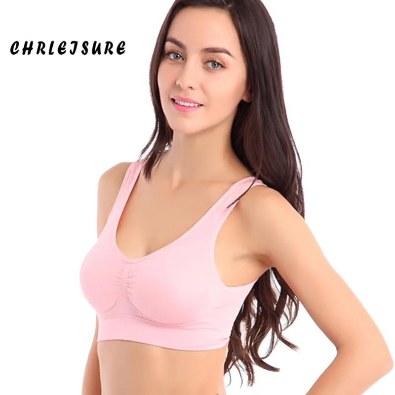 

S/M/L 10 Colors Women's Bra Seamless Vest Design Underwear Breathable Push Up Wireless Solid Workout Sleeping Bra