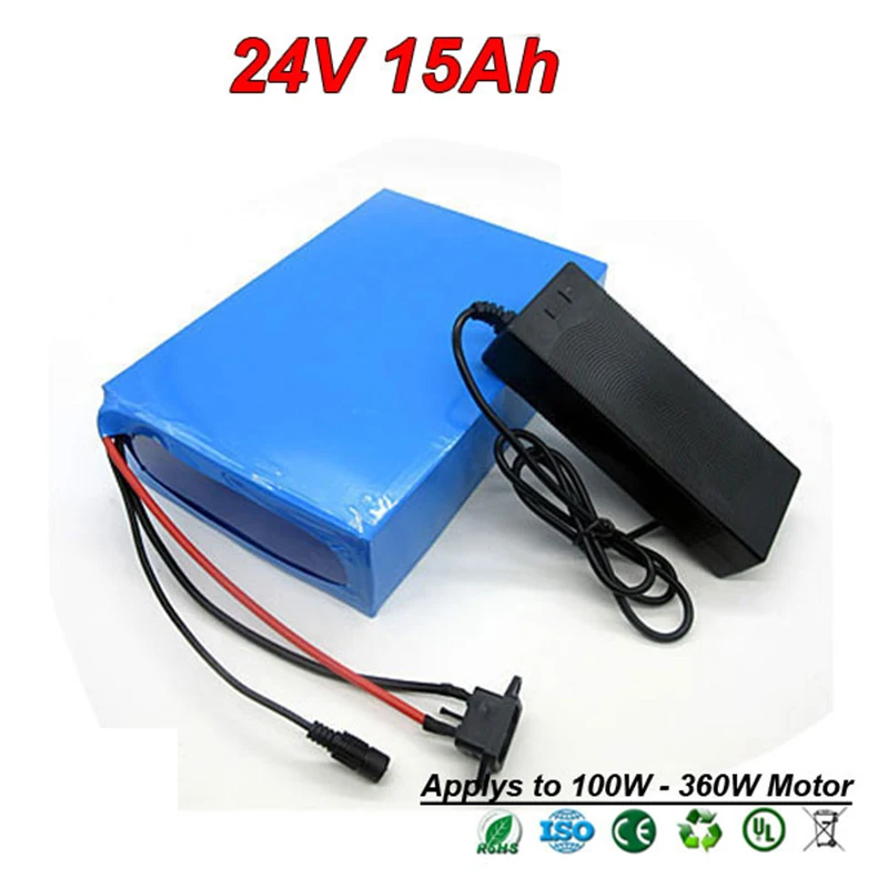 24V 15Ah 350W комплект литий ионных батарей для электровелосипеда Bafang 8Fun Motor No