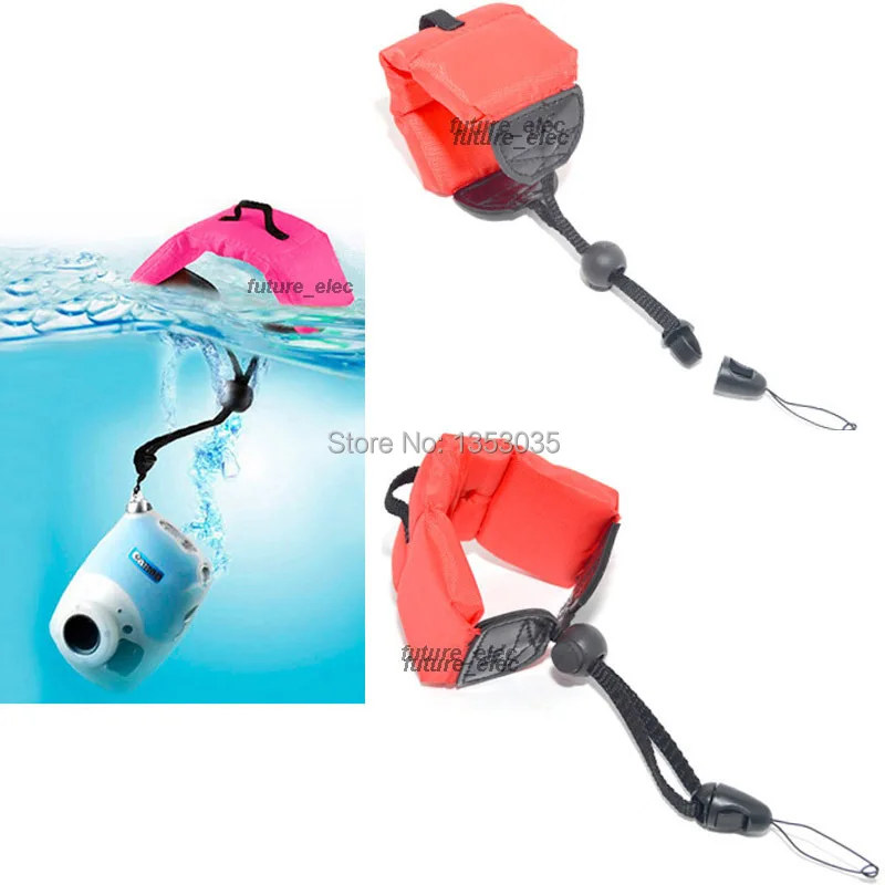 

Free Shipping Red Water proof Waterproof UnderWater Floating Float Afloat Foam Hand Arm Wrist Strap for Mini Digital Camera Good