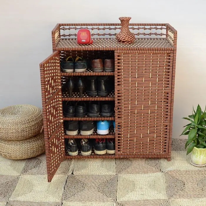 Popular Wicker Storage Cabinets-Buy Cheap Wicker Storage Cabinets Fashion Hot Sell Straw Braid 40s-the Rattan Simple Shoe Storage Cabinet Free Shipping( - Popular Wicker Storage Cabinets-Buy Cheap Wicker Storage Cabinets