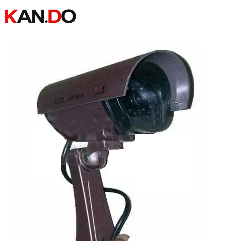 Имитация пугать манекен камеры видеонаблюдения, поддельные безопасности Камера пугать камеры видеонаблюдения с флэш-ИК ночного vistion