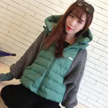 Winter Jacket For Women Fashion Women’s Winter Coat Jackets Knit Bat Sleeve Coats Short Parkas Hooded Casual Outerwear C1122