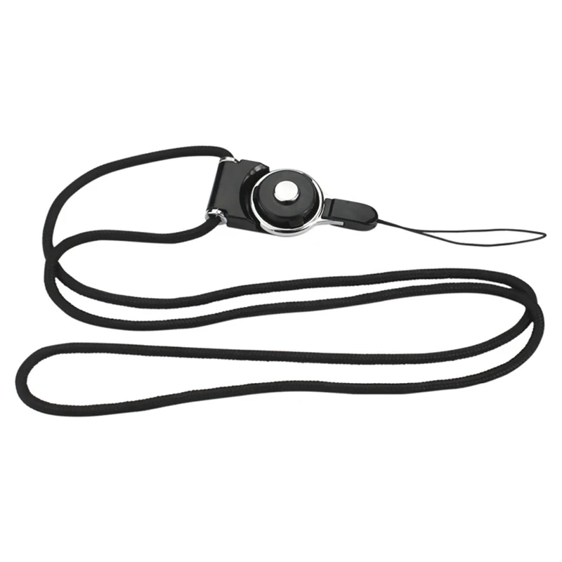 Nylon long detachable phone neck hang lanyard straps holder wire cord