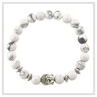 New-Fashion-Bracelet-Nature-Stone-High-Quality-Bright-White-Crystal-clear-Beads-Lave-Buddha-Head-Bracelets