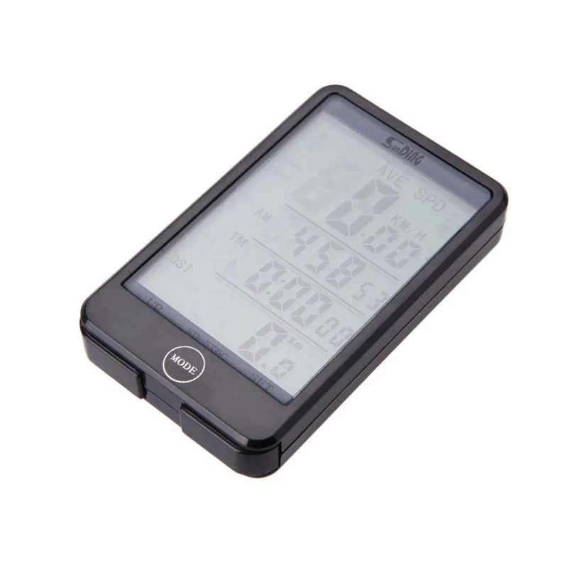 LEADBIKE Wireless LCD Bike Bicycle Computer Speed Odometer Waterproof Speedometer Cycling Bicycle stopwatch #5S21 (1)