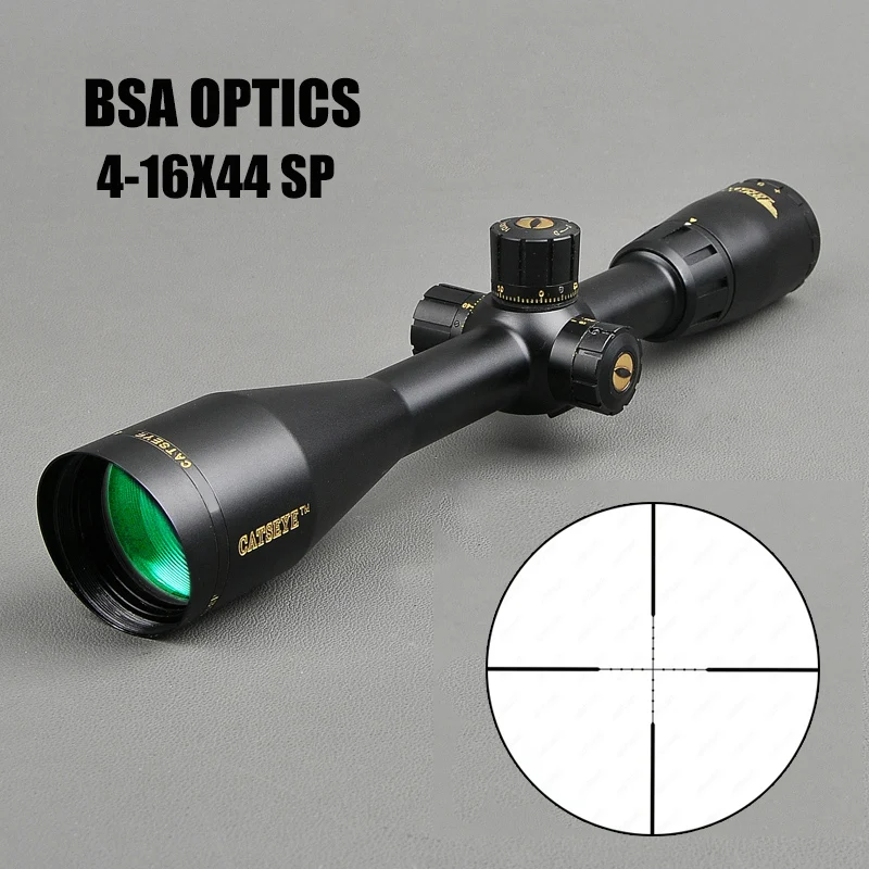 BSA OPTICS 4 16X44 SP Hunting Rifle Scope Mil dot Tactical Optical