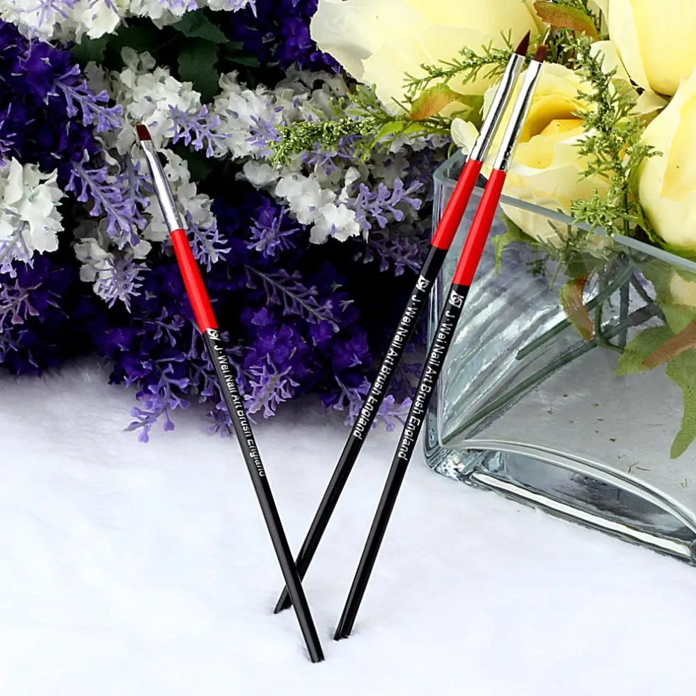 

3PCS/Set Professional Brushes Nail Tools Acrylic Nail Brush Fashion Nail Art Brush for Manicure Nail Tools