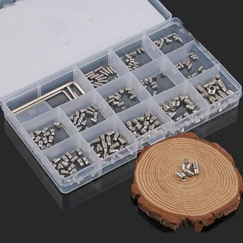 

M3M4M5M6 Set of Convex End Set, with Plastic Boxed, Headless Hexagon Socket Set Screws, Top Wire