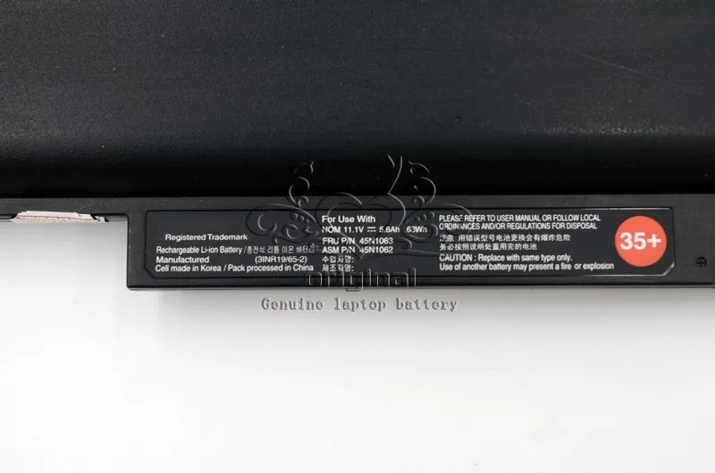 Оригинальный аккумулятор JIGU 45N1062 45N1063 для ноутбука Lenovo ThinkPad X121e X130E E120 E125 E130 E145 E320