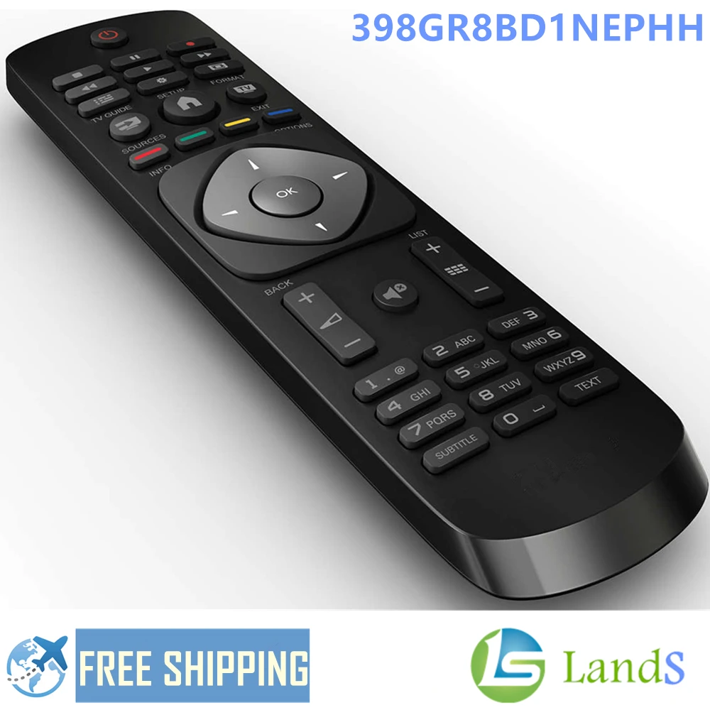 Telecommande pour Philips 32PFS4132//12 32PFT4100 32PFT4100//12 32PFT4101 Neuf