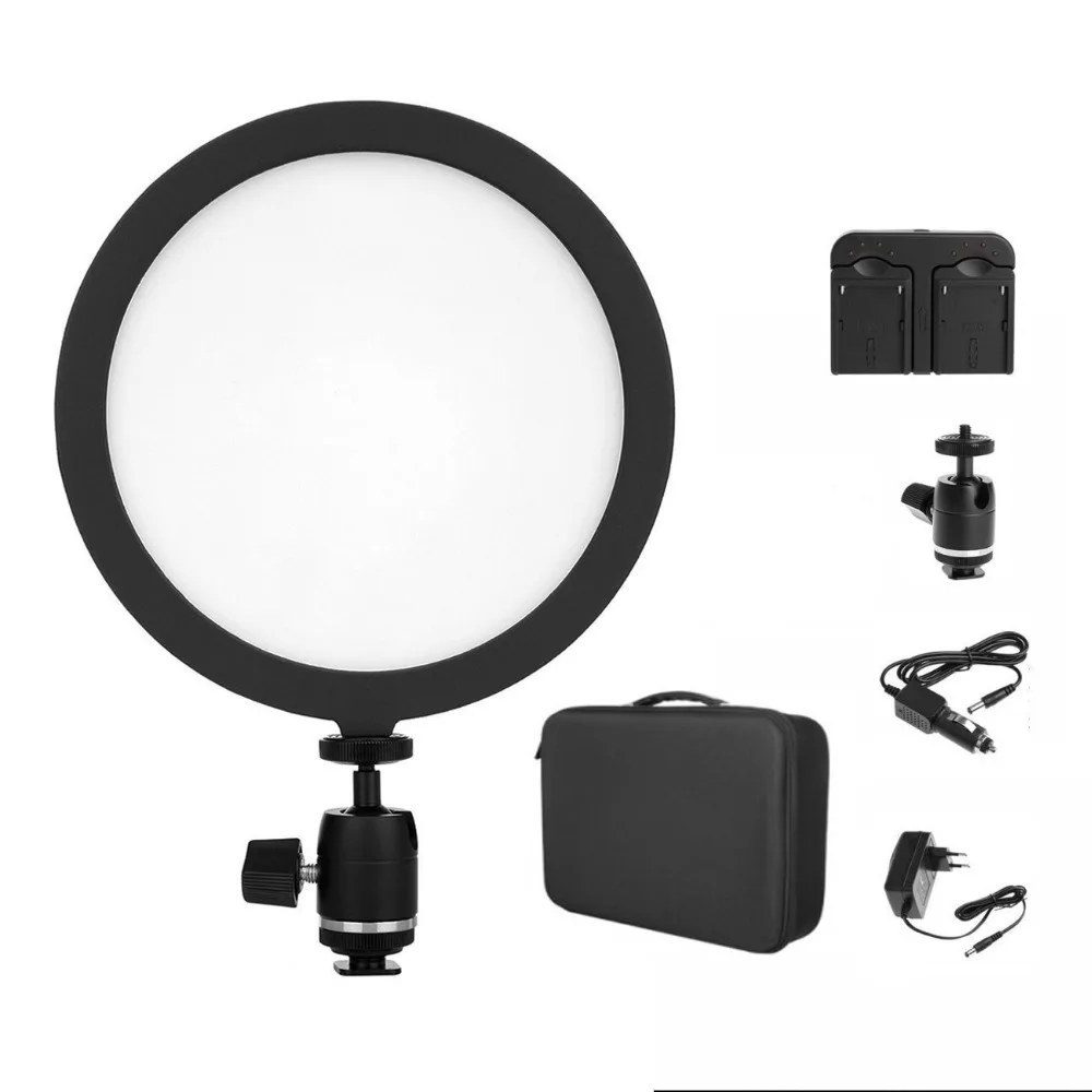 LS C-200RS Bi-Color LED Кольцо Света Профессиональный Затемнения Фотостудия Свет Комплект