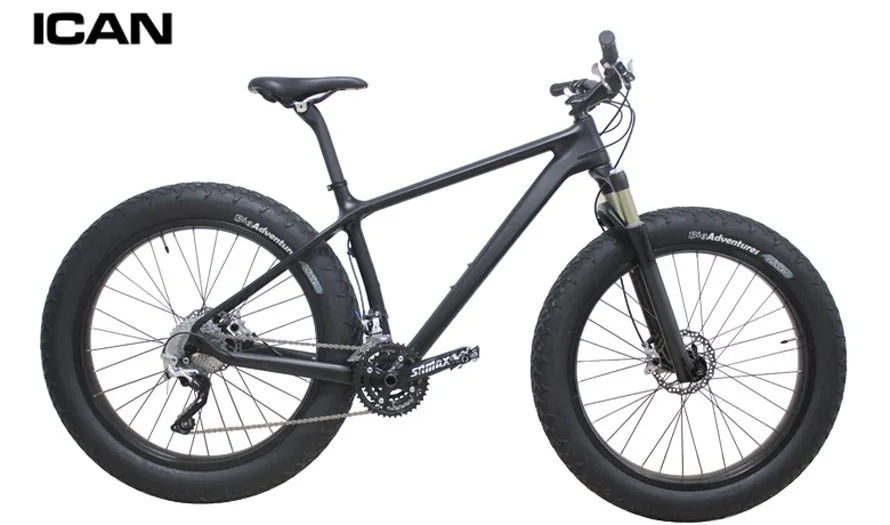 Best Ican Carbon fat bike wheel 90mm toray T700 fat bike rims new carbon wheels sram XX1 19x12 rear space FW90 9