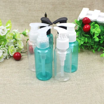 

50pcs/lot 80ml Lotion Bottle Pump Small Size for Shower Gel Shampoo Plastic Empty Bottle