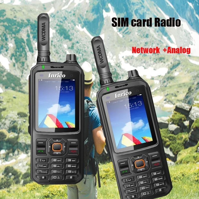 Мобильный телефон WCDMA walkie talkie T298s sim-карта сеть двухстороннее радио wifi gps рация внутренней связи