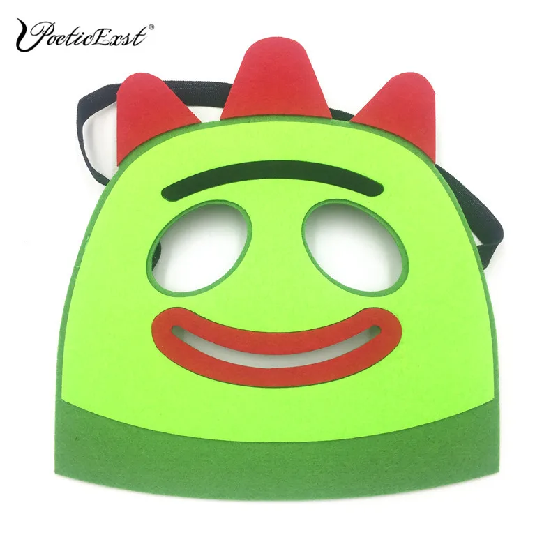 PoeticExst cartoon character kids cosplay game soft felt yo gabba gabba ...