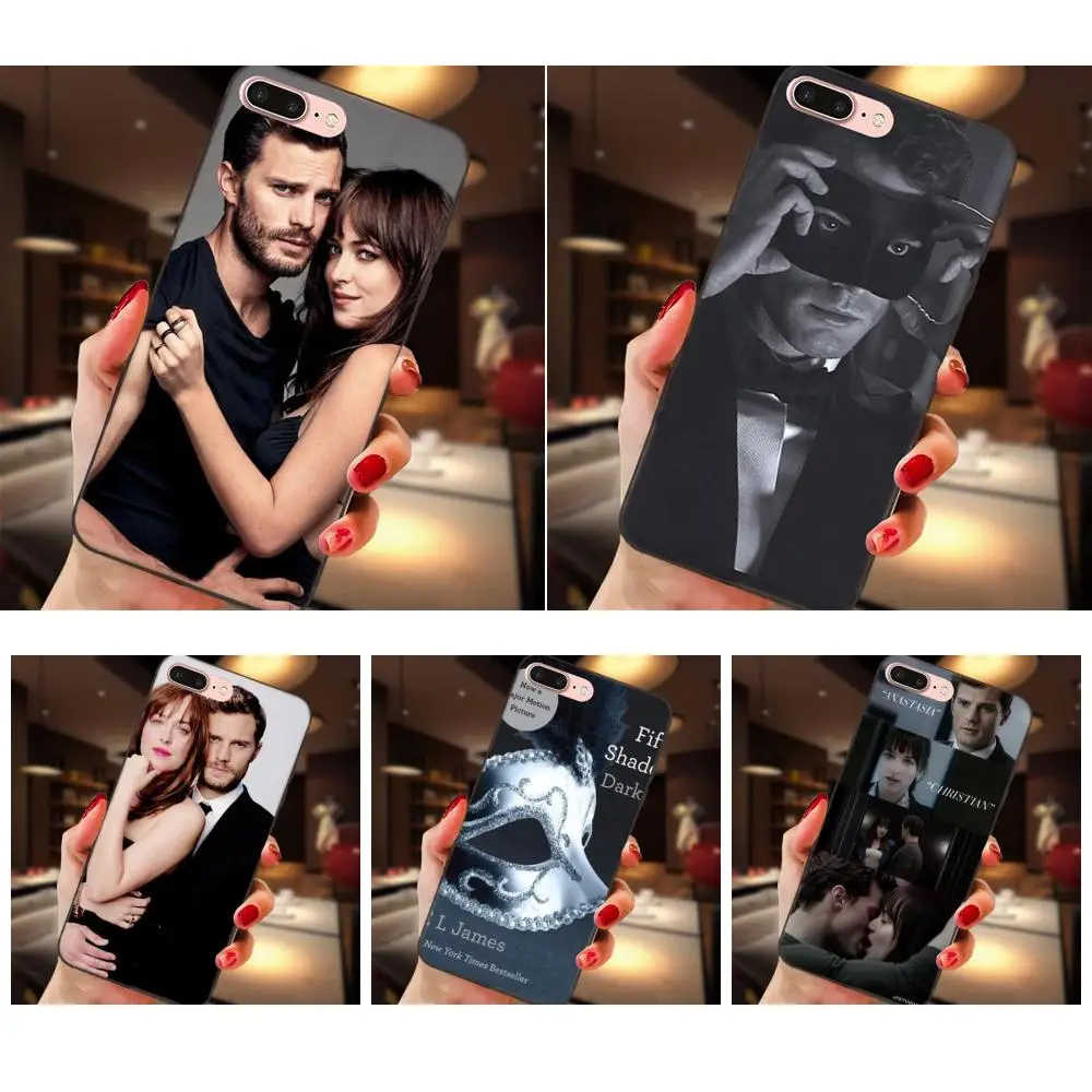 Fifty Shades Of серый мягкий TPU Live Love Phone для Apple iPhone 4 4s 5 5S SE 6 S 7 8 Plus X XS Max XR|Чехлы-накладки| |