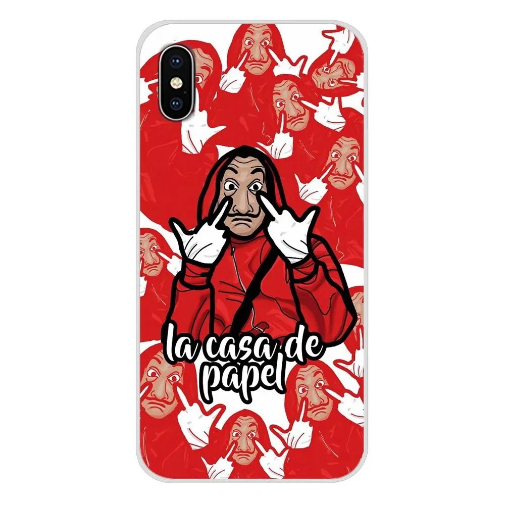 Прозрачный чехол для Huawei P8 9 Lite Nova 2i 3i GR3 Y6 Pro Y7 Y8 Y9 Prime 2017 2018 2019 Испания TV La Casa de papel Money