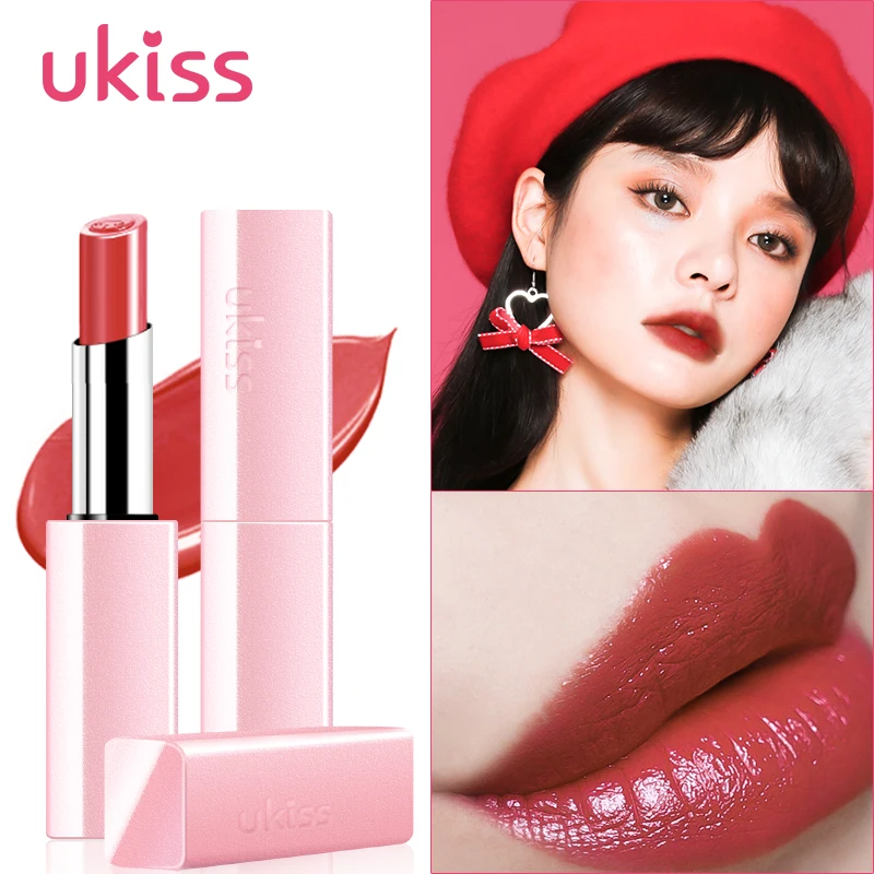 

Ukiss 1Pcs WaterProof Makeup Matte Lipsticks Maquillaje Lipliner Maquiagem Batom Barra de labios